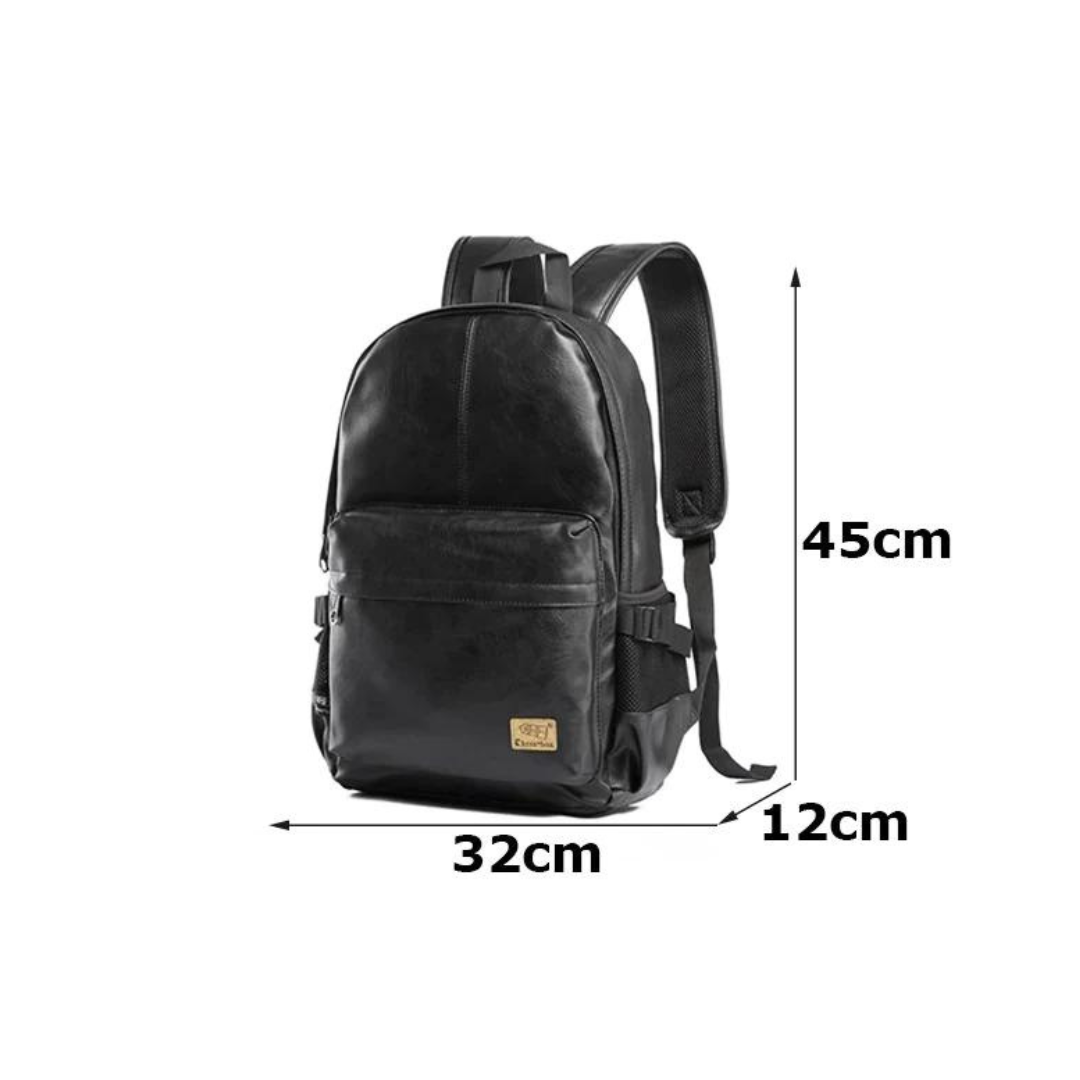 Mochila de cuero de lujo para hombre