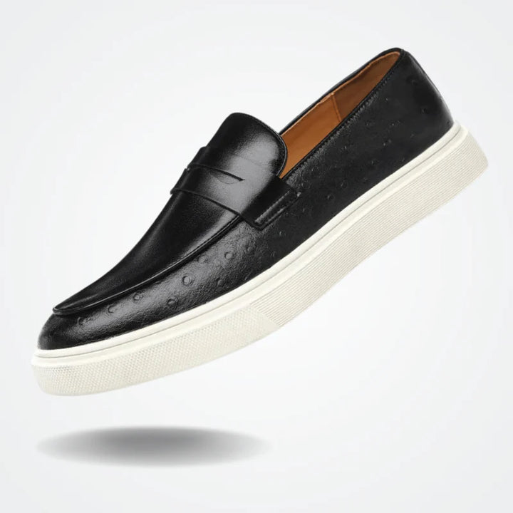 Vacellis® Leather Slip On Loafer