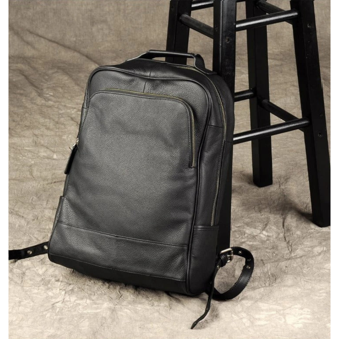 Genuine Leather Backpack for Men's