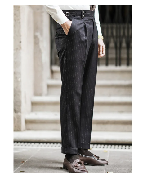 Pinstripe Trousers