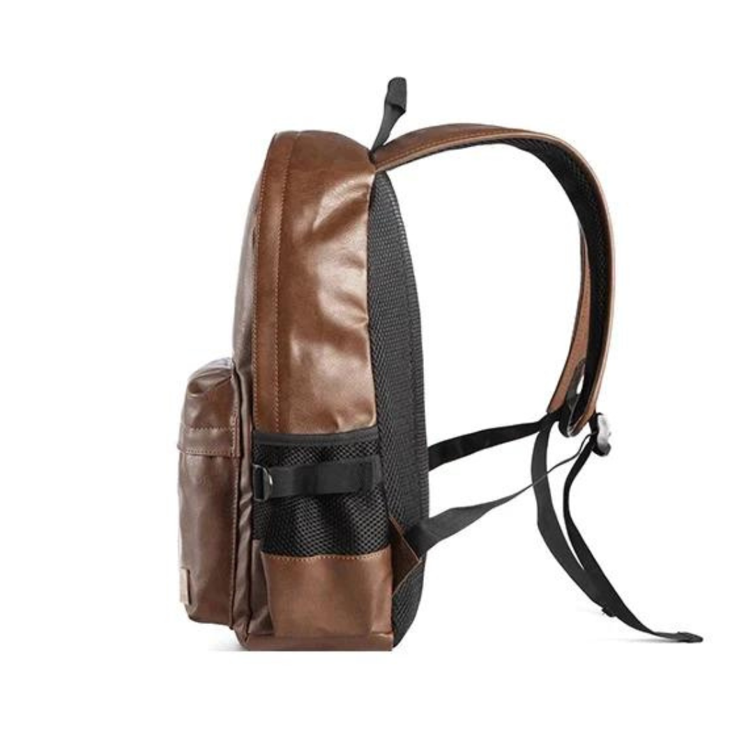 Mochila de cuero de lujo para hombre