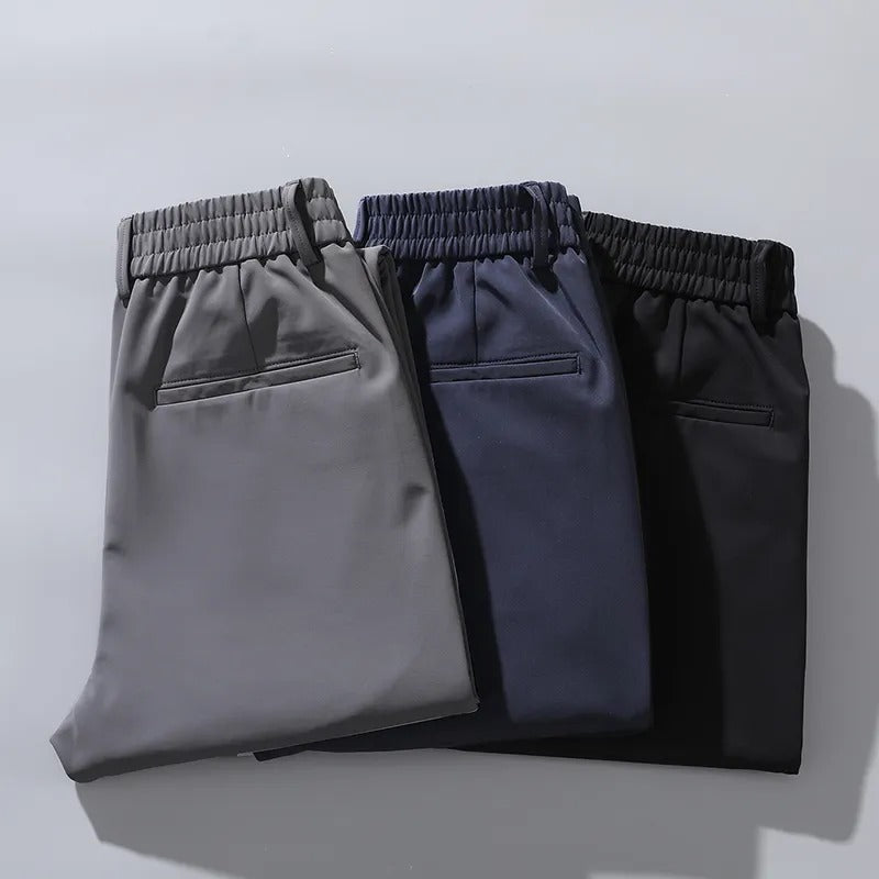 Pantalones elásticos ajustados de negocios