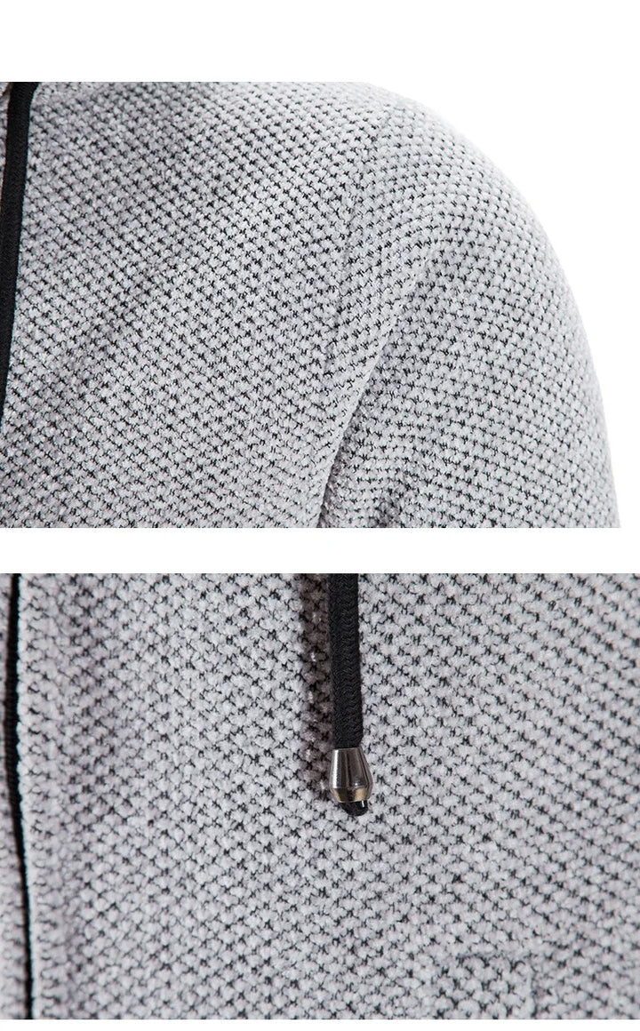 Luxury Autumn-Winter Men's Cashmere Chenille Cardigan