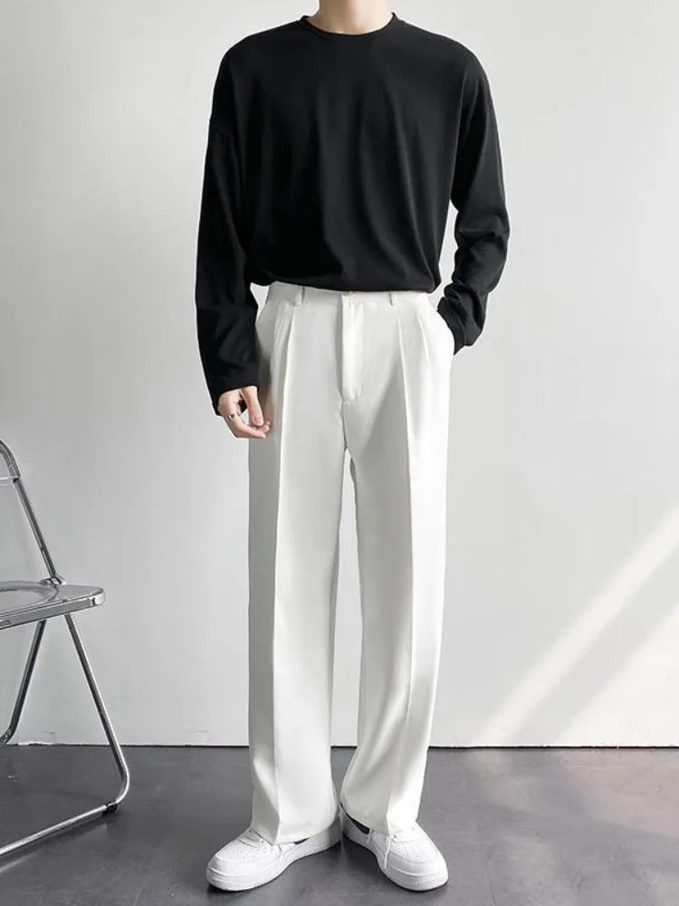 Retro Draping Trousers