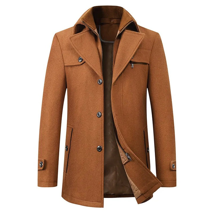 Premium Virgin Wool Overcoat