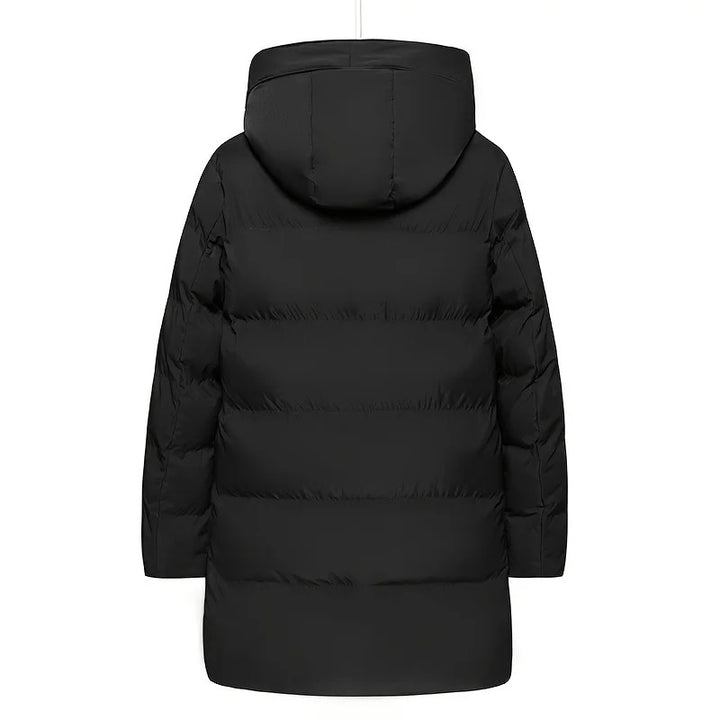 Hooded Mid-length Jacket