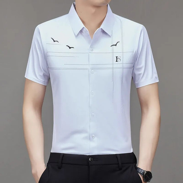 MEN'S ICE SILK BUSINESS SHIRT