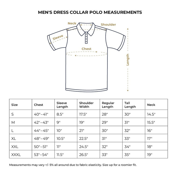 Semi-Spread Collar Polo