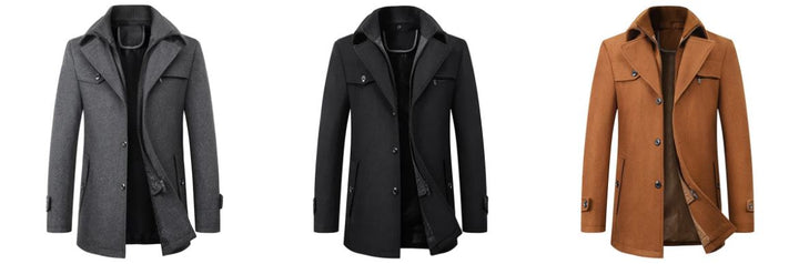 Premium Virgin Wool Overcoat