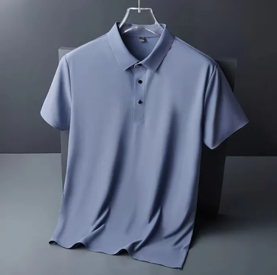 Ice Silk Traceless Men's Polo Shirt