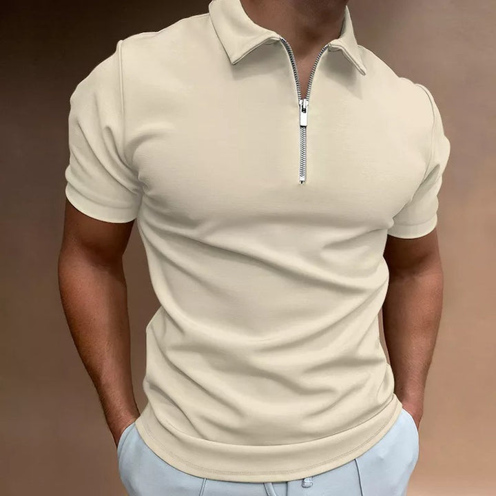 Zipper Polo Shirt