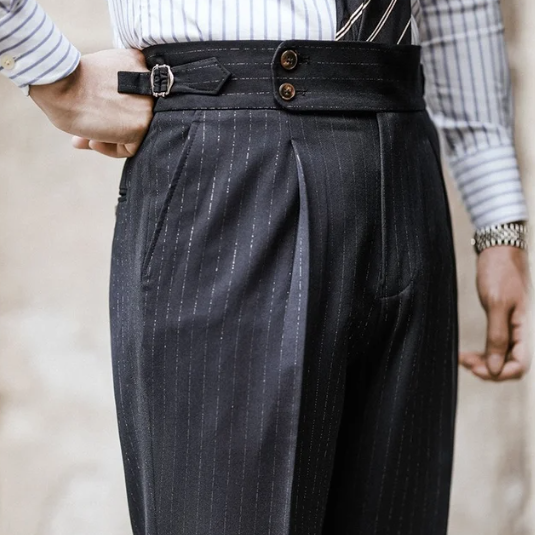 Pinstripe Trousers