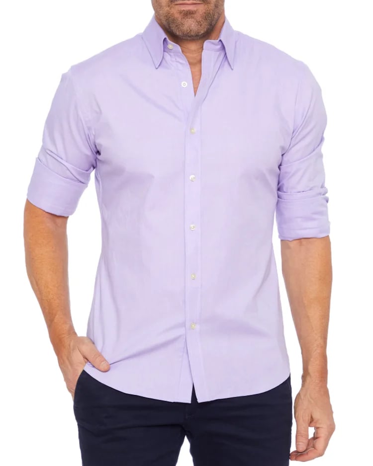 Camisa Oxford elástica con cremallera 