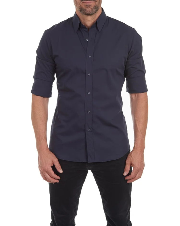 Oxford Stretch Zip Shirt