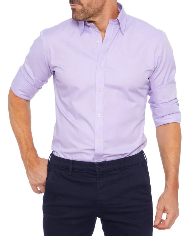 Camisa Oxford elástica con cremallera 